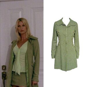 Tweed Floral Button Coat As Seen On Edie Britt On Desperate Housewives